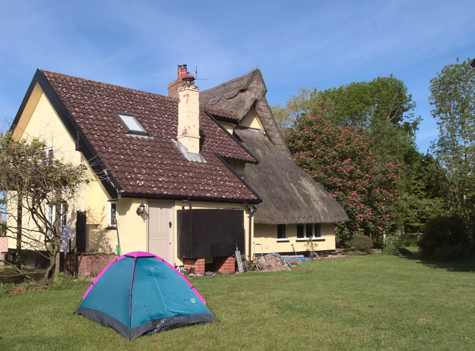 A tent in the garden, from Clive and Suzanne's Party, Braisworth, Suffolk - 21st May 2017