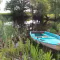 The boat on the pond, Clive and Suzanne's Party, Braisworth, Suffolk - 21st May 2017