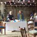 Allyson at the table, Clive and Suzanne's Party, Braisworth, Suffolk - 21st May 2017