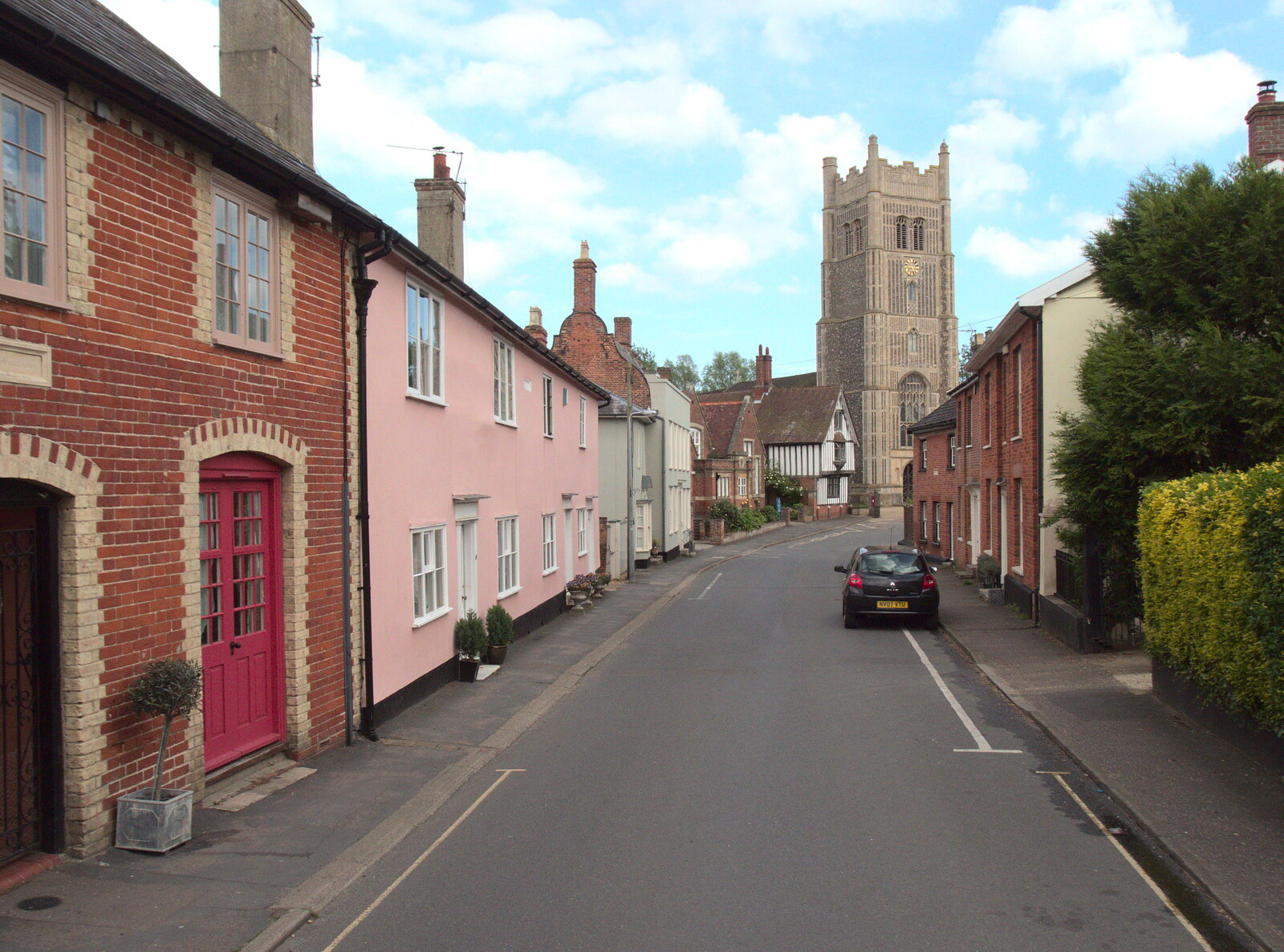 Church Street in Eye from Clive and Suzanne's Party, Braisworth, Suffolk - 21st May 2017