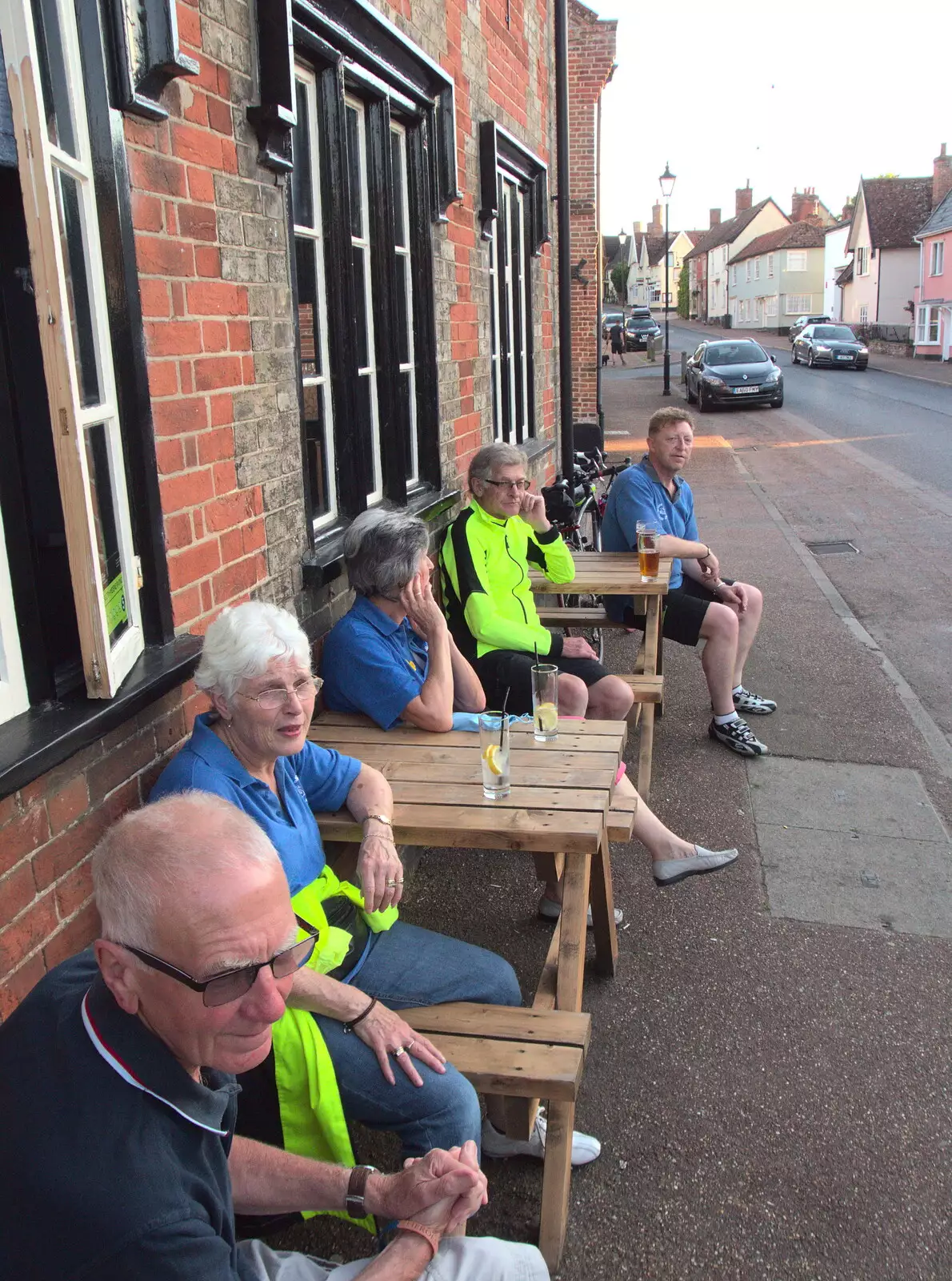 The BSCC on the street at Botesdale, from Badders, Bike Rides and a Birthday, Suffolk - 26th May 2017