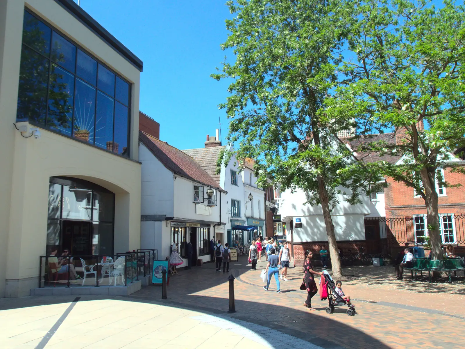 St. Stephen's Lane, Ipswich, from Badders, Bike Rides and a Birthday, Suffolk - 26th May 2017