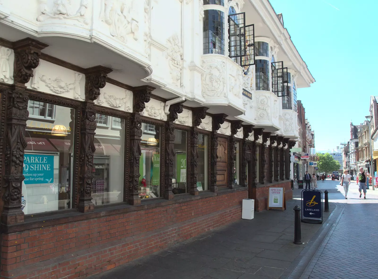 The Ancient House in Ipswich, now Lakeland Plastics, from Badders, Bike Rides and a Birthday, Suffolk - 26th May 2017