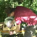 Paul pours a beer, Wavy and Martina's Combined Birthdays, Thrandeston, Suffolk - 27th May 2017