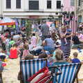 A fake beach has been set up in Bury St. Edmunds, Wavy and Martina's Combined Birthdays, Thrandeston, Suffolk - 27th May 2017