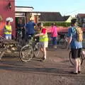 Bikes are parked up, The BSCC Rides to the Six Bells, Gislingham, Suffolk - 1st June 2017