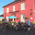 Outside the Six Bells, The BSCC Rides to the Six Bells, Gislingham, Suffolk - 1st June 2017