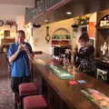 Apple gets a pint at the bar, The BSCC Rides to the Six Bells, Gislingham, Suffolk - 1st June 2017