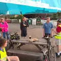 The BSCC in the Six Bells car park, The BSCC Rides to the Six Bells, Gislingham, Suffolk - 1st June 2017