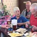 Chips and sandwiches for the last time, The BSCC Rides to the Six Bells, Gislingham, Suffolk - 1st June 2017