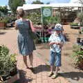 Isobel and Fred at Bressingham Garden Centre, A Retirement: The Last Night of The Swan Inn, Brome, Suffolk - 3rd June 2017