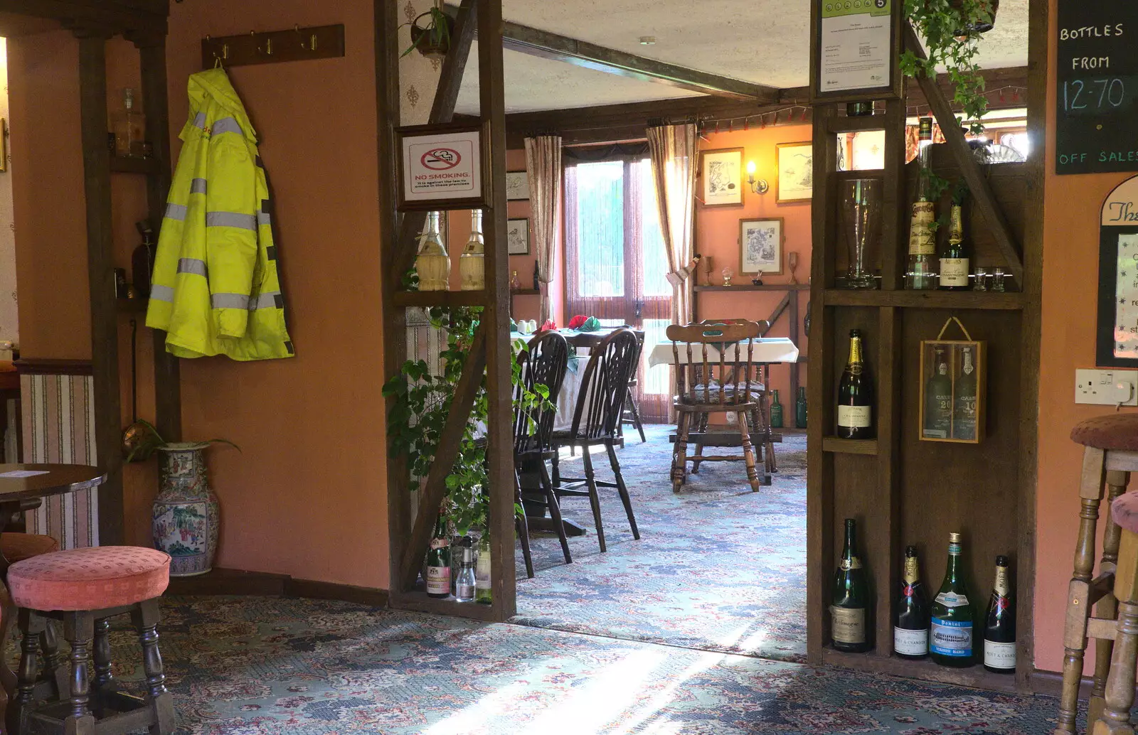 Mick the Brick's coat hangs up, alone for now, from A Retirement: The Last Night of The Swan Inn, Brome, Suffolk - 3rd June 2017