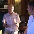 John Willy talks about fish or something, A Retirement: The Last Night of The Swan Inn, Brome, Suffolk - 3rd June 2017