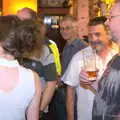 Neil looks shifty as he bunks out for a ciggy, A Retirement: The Last Night of The Swan Inn, Brome, Suffolk - 3rd June 2017