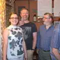 Suey, Marc, Benny and Uncle Mick, A Retirement: The Last Night of The Swan Inn, Brome, Suffolk - 3rd June 2017