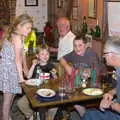 Uncle Mick is on the Sprog table, A Retirement: The Last Night of The Swan Inn, Brome, Suffolk - 3rd June 2017