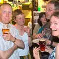 Apple, Pippa, Marc and Isobel, A Retirement: The Last Night of The Swan Inn, Brome, Suffolk - 3rd June 2017