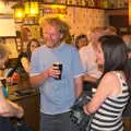 Wavy's got a pint, A Retirement: The Last Night of The Swan Inn, Brome, Suffolk - 3rd June 2017