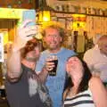 Another selfie with Wavy and Rachel, A Retirement: The Last Night of The Swan Inn, Brome, Suffolk - 3rd June 2017