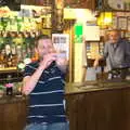 The Boy Phil does the beer-mat-elbow thing, A Retirement: The Last Night of The Swan Inn, Brome, Suffolk - 3rd June 2017