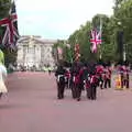 The parade heads off to Buckingham Palace, The BSCC at the Mellis Railway and The Swan, Brome, Suffolk - 8th June 2017