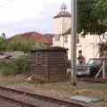 A Mellis shed by the railway line, The BSCC at the Mellis Railway and The Swan, Brome, Suffolk - 8th June 2017