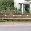 The bus cometh anon, rest awhile then journey on, The BSCC at the Mellis Railway and The Swan, Brome, Suffolk - 8th June 2017