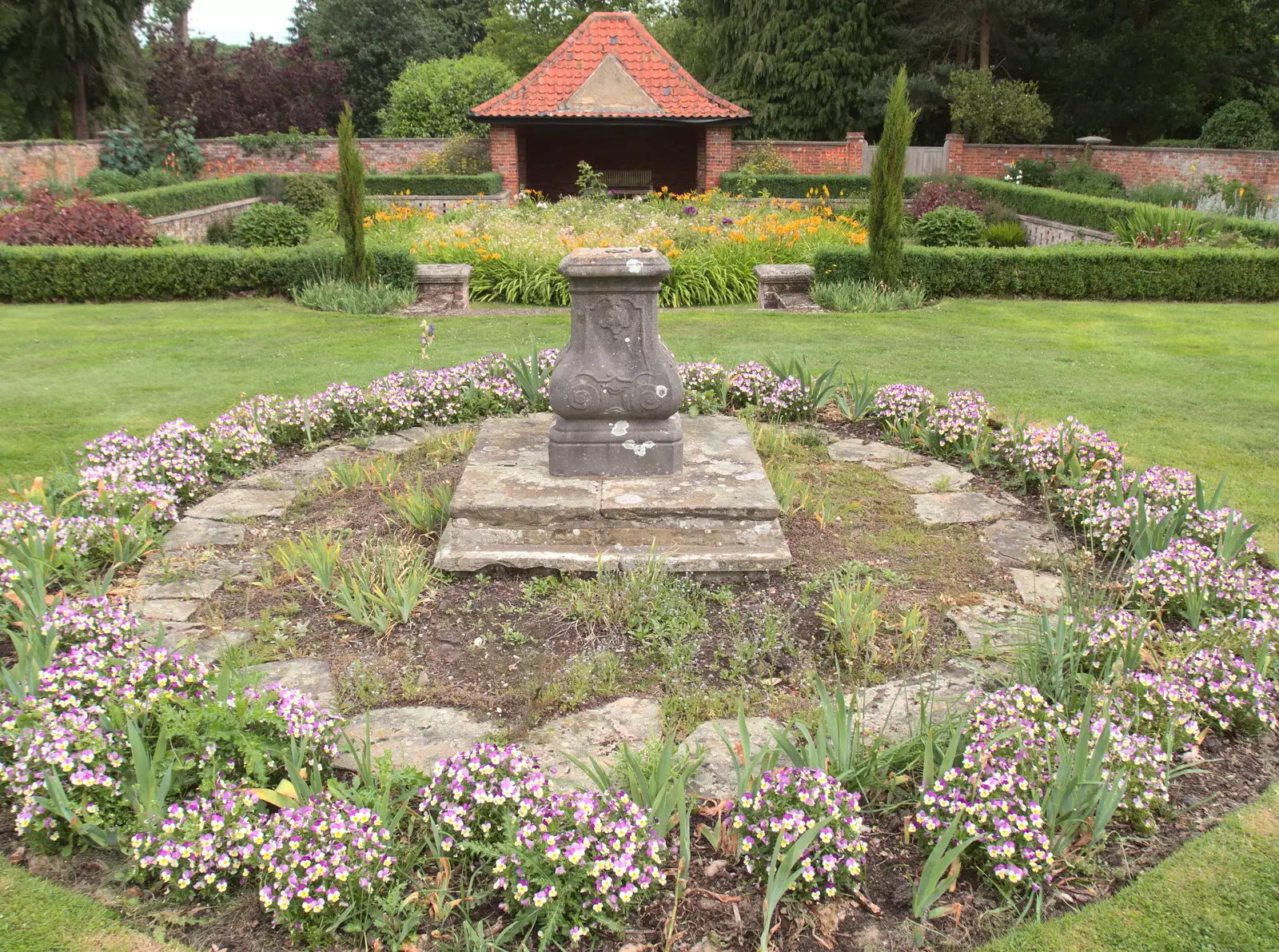 More of the gardens, also visited by J. M. Barrie, from Lifehouse and Thorpe Hall Gardens, Thorpe-le-Soken, Essex - 11th June 2017