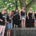 Isobel's hiding in there somewhere, Isobel's Choral Flash Mob, Norwich, Norfolk - 17th June 2017