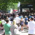 A view of the crowds, Isobel's Choral Flash Mob, Norwich, Norfolk - 17th June 2017