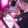 Feeding the coin slots, SwiftKey does Namco Funscape, Westminster, London - 20th June 2017