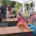 Fred and Harry in the marquee, Thrandeston Pig, Little Green, Thrandeston, Suffolk - 25th June 2017