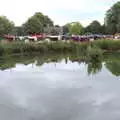 The view across the duck pond, Thrandeston Pig, Little Green, Thrandeston, Suffolk - 25th June 2017