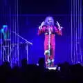 Wayne Coyne comes on stage, Flaming Lips at the UEA, Norwich, Norfolk - 26th June 2017