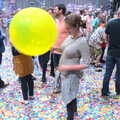 Isobel's got a big yellow balloon, Flaming Lips at the UEA, Norwich, Norfolk - 26th June 2017