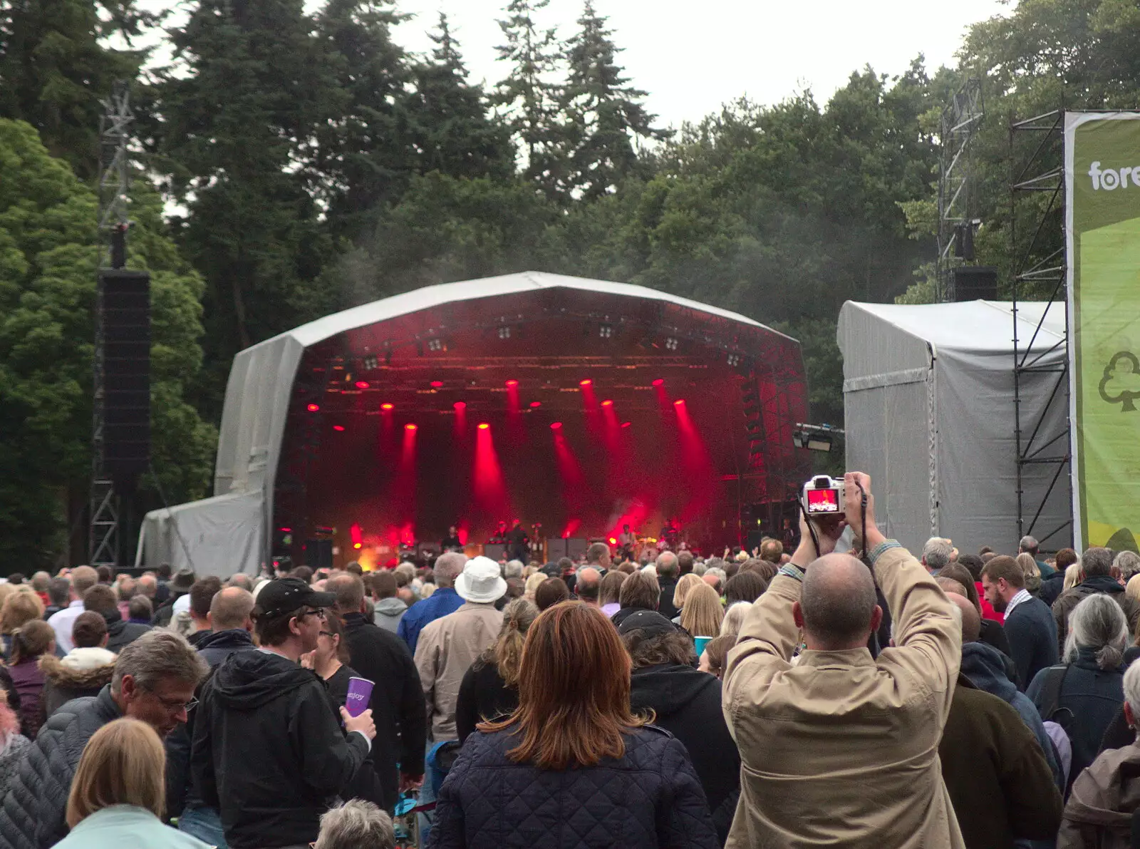 The view from the back, from Elbow at High Lodge, Brandon, Suffolk - 29th June 2017