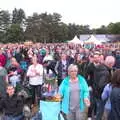 The crowd is largely of the older generation, Elbow at High Lodge, Brandon, Suffolk - 29th June 2017