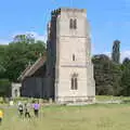 The redundant church of All Saints in West Harling, Camping at Dower House, West Harling, Norfolk - 1st July 2017