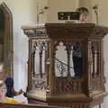 Fred's in the pulpit, Camping at Dower House, West Harling, Norfolk - 1st July 2017