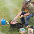 Meat on a stick, Camping at Dower House, West Harling, Norfolk - 1st July 2017