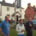 Paul, Pippa and Apple outside the Victoria, The BSCC at the Victoria and The Grain Beer Festival, Diss, Norfolk - 8th July 2017