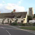 Pulham Crown and the church, A BSCC Ride to Pulham Market and Seeing the Queen, Norfolk and London - 20th July 2017