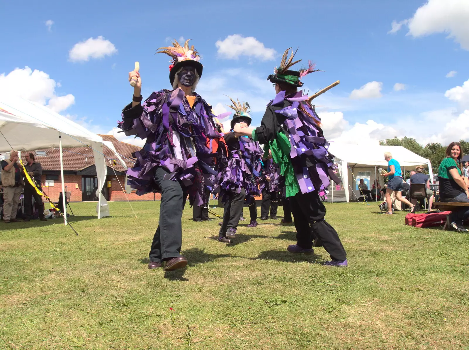 There's more dancing, from The Humpty Dumpty Beer Festival, Reedham, Norfolk - 22nd July 2017