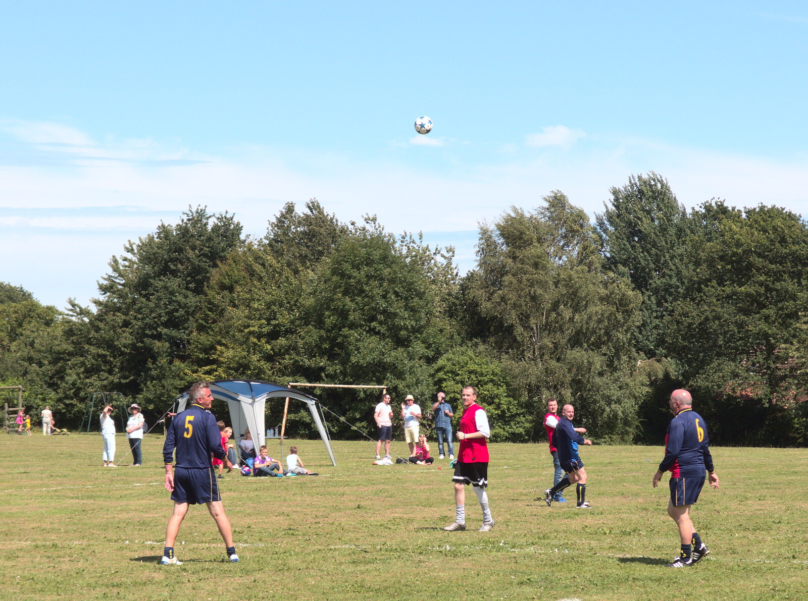 Football action from The Humpty Dumpty Beer Festival, Reedham, Norfolk - 22nd July 2017