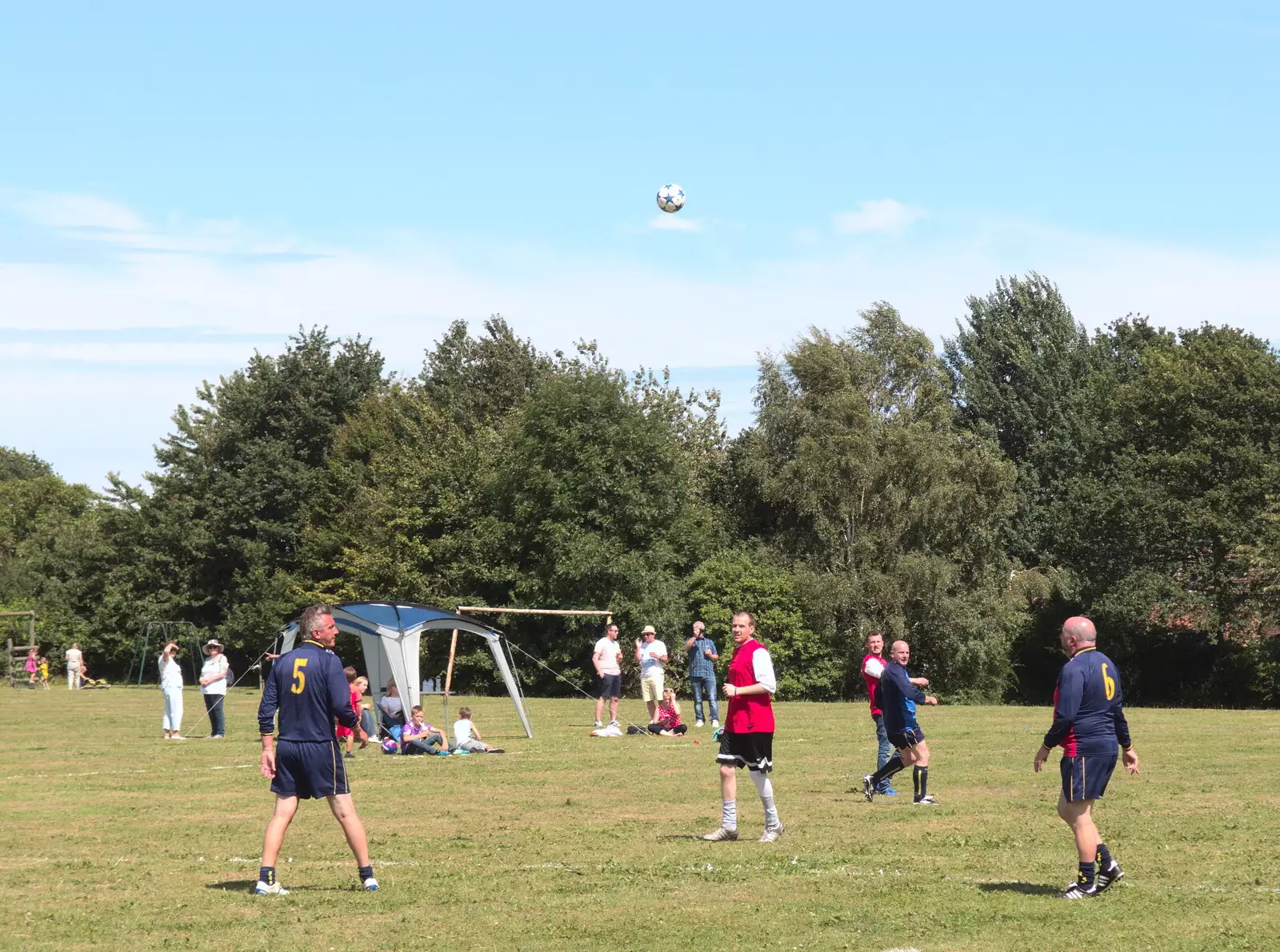 Football action, from The Humpty Dumpty Beer Festival, Reedham, Norfolk - 22nd July 2017