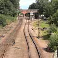 The winding tracks towards Yarmouth and Lowestoft, The Humpty Dumpty Beer Festival, Reedham, Norfolk - 22nd July 2017