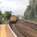 The old train leaves a cloud of smoke in its wake, The Humpty Dumpty Beer Festival, Reedham, Norfolk - 22nd July 2017