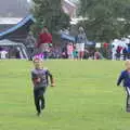 Fred and Harry race across the park, Diss Fest, or Singin' in the Rain, Diss, Norfolk - 23rd July 2017