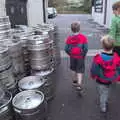 There are just a few empty barrels outside, Liverpool to Baile an Sceilg, County Kerry, Ireland - 30th July 2017