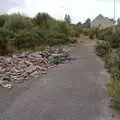 There's a big pile of rubble on the street, Baile an Sceilg to An tSnaidhme, Co. Kerry, Ireland - 31st July 2017